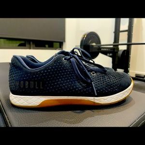 Navy blue suede NoBull trainer